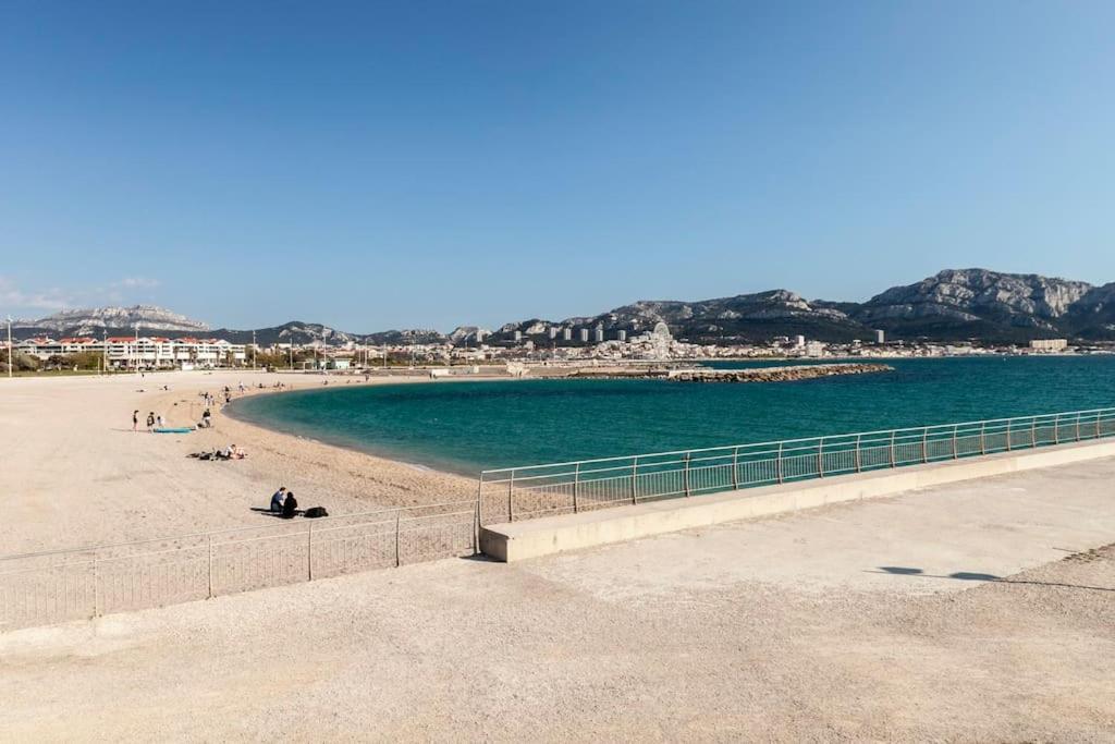 מרסיי Residence Bord De Mer-Terasse-Plage Prado David מראה חיצוני תמונה